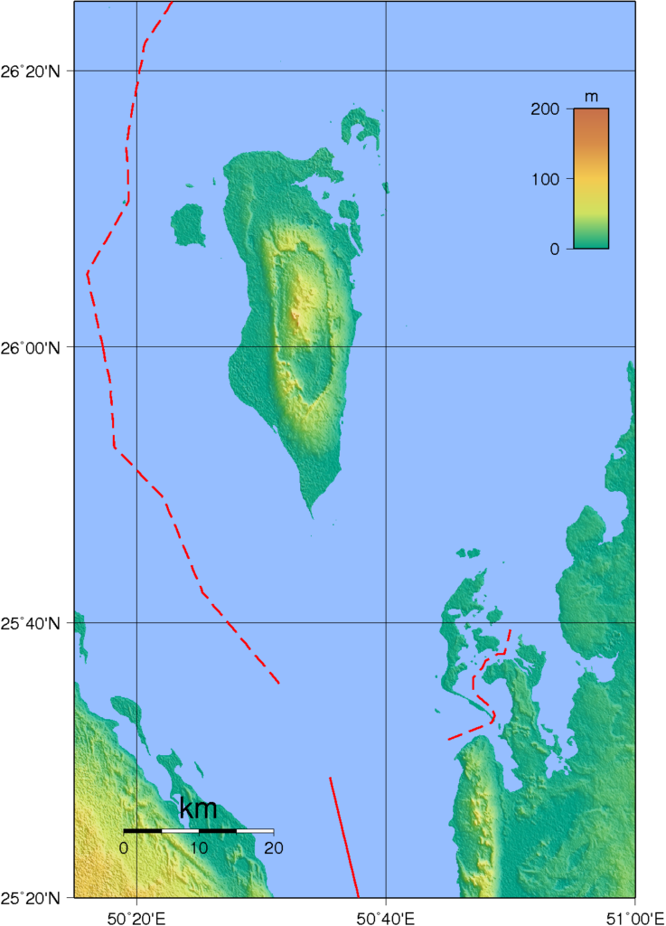 Bahrain Topography Eastern Arabia