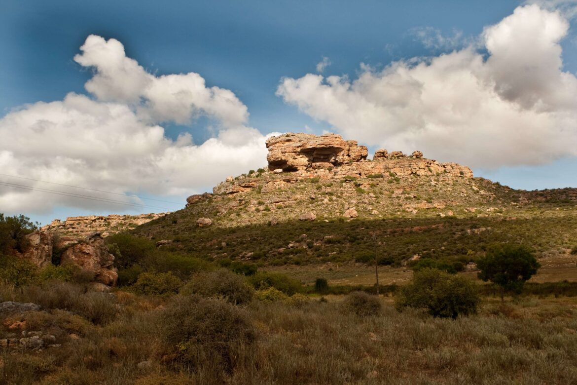 The Middle Stone Age site Diepkloof Rock Shelter in South Africa’s Western Cape province. Photo: Guillaume Porraz