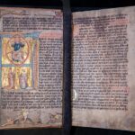 This magnificent example of Magnus VI’s Norwegian Code of the Realm belongs to the Royal Danish Library in Copenhagen. It is currently on loan to the National Library of Norway in Oslo and exhibited there together with other books from the Middle Ages. Photo: Gorm K. Gaare, National Library of Norway