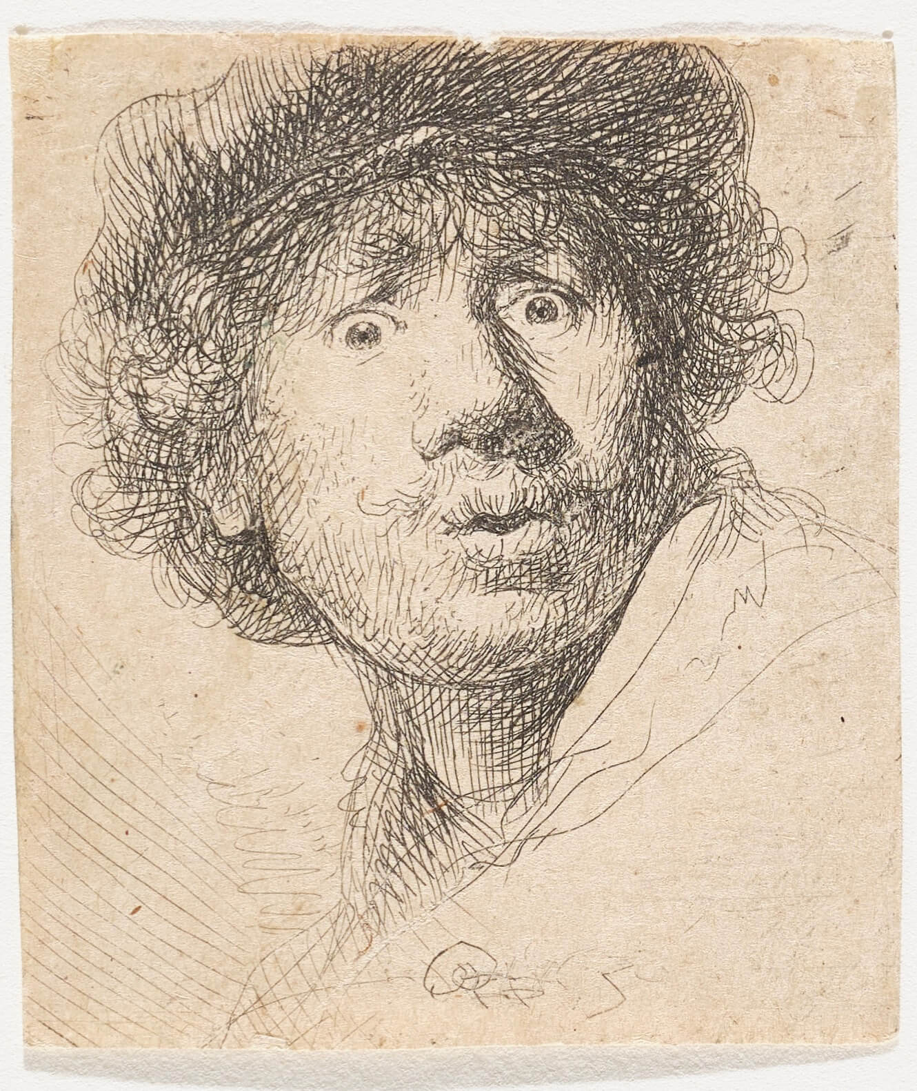 Rembrandt Uffizi autoritratti disegni Cinquecento Seicento