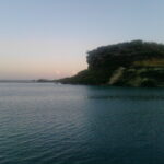 The bay near tabletop mountain on Curaçao