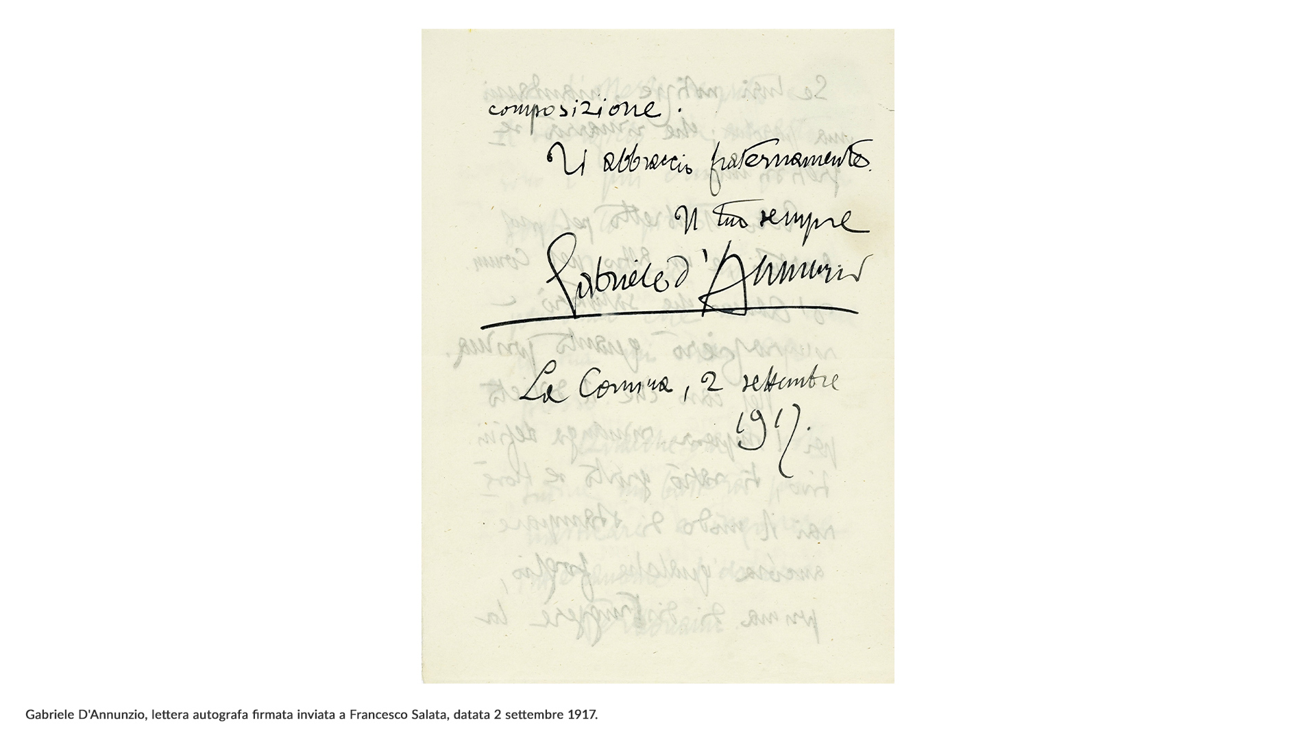 La Direzione generale Archivi ha acquistato cinque lotti di preziosi documenti relativi a Benedetto Croce e Gabriele D'Annunzio