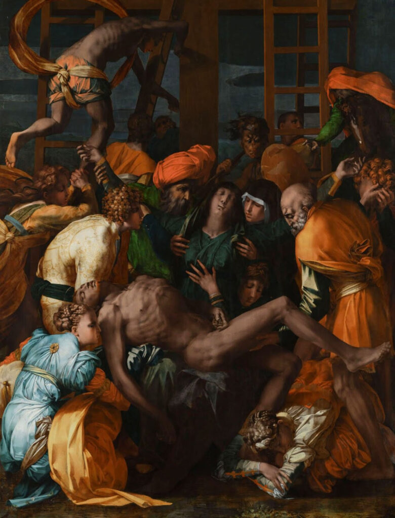 la Deposizione di Cristo dipinta da Rosso Fiorentino