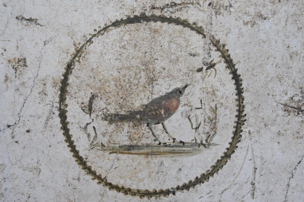 medaglione dalla casa di Leda e il cigno