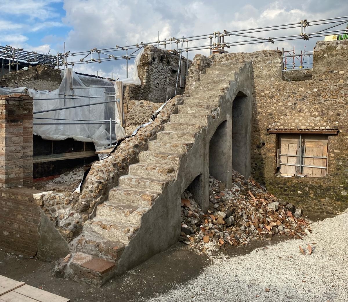 cantiere Regio IX di Pompei