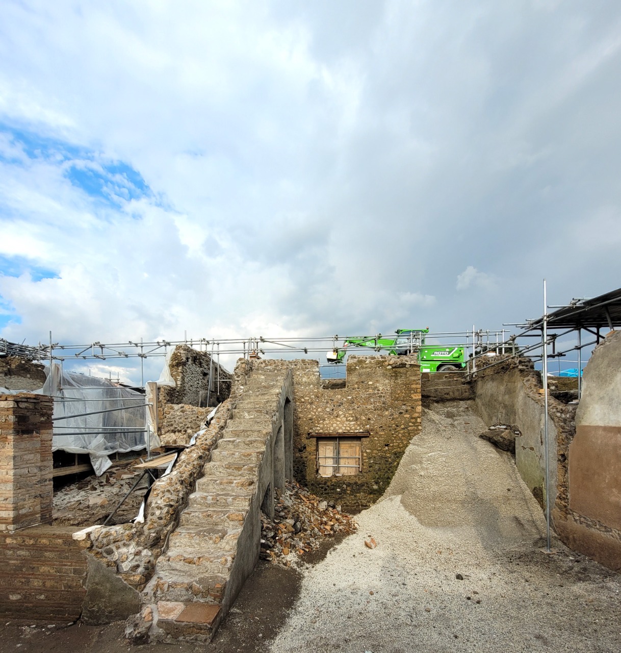 cantiere Regio IX di Pompei