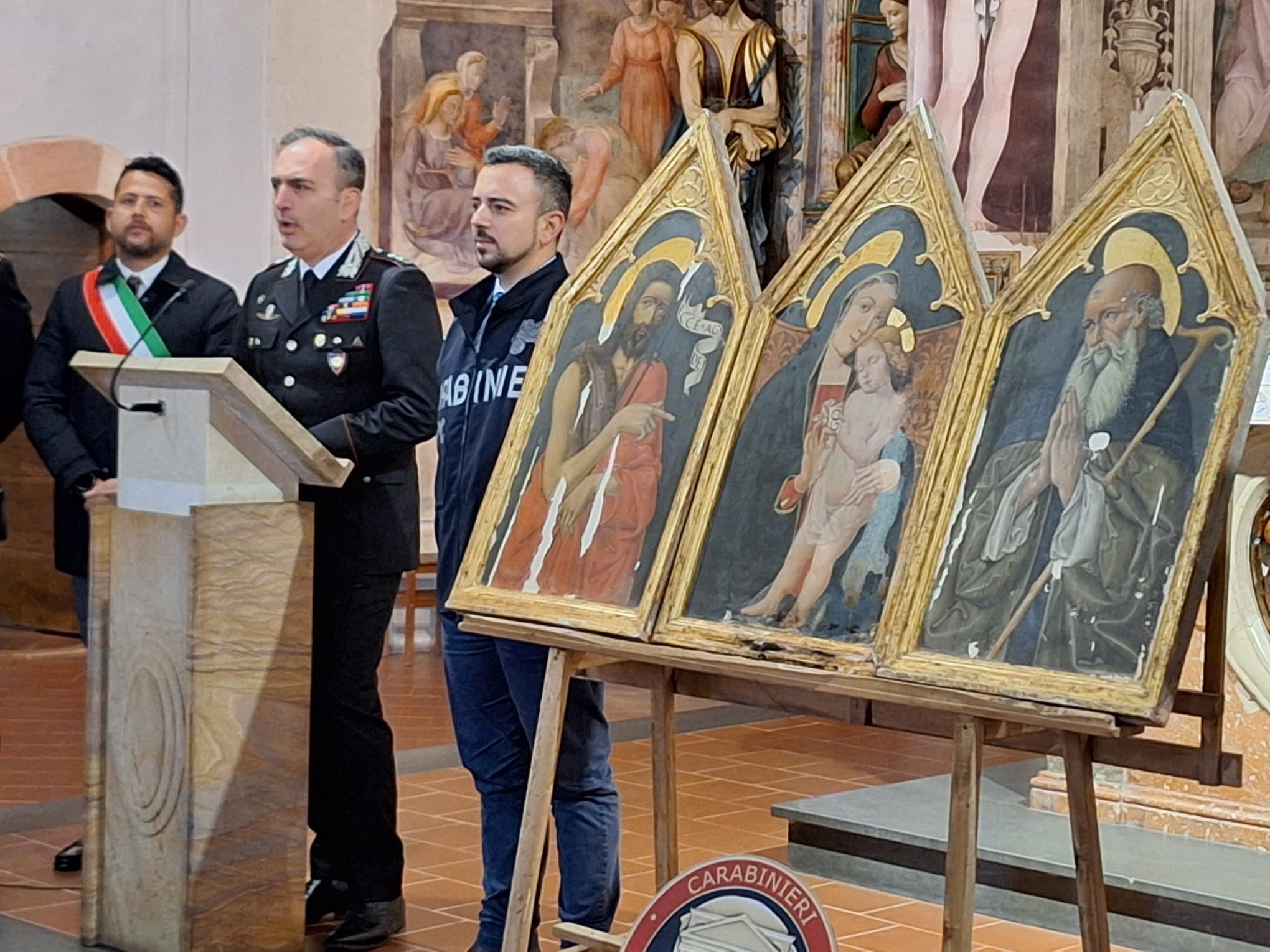 Trittico di Arrone Carabinieri