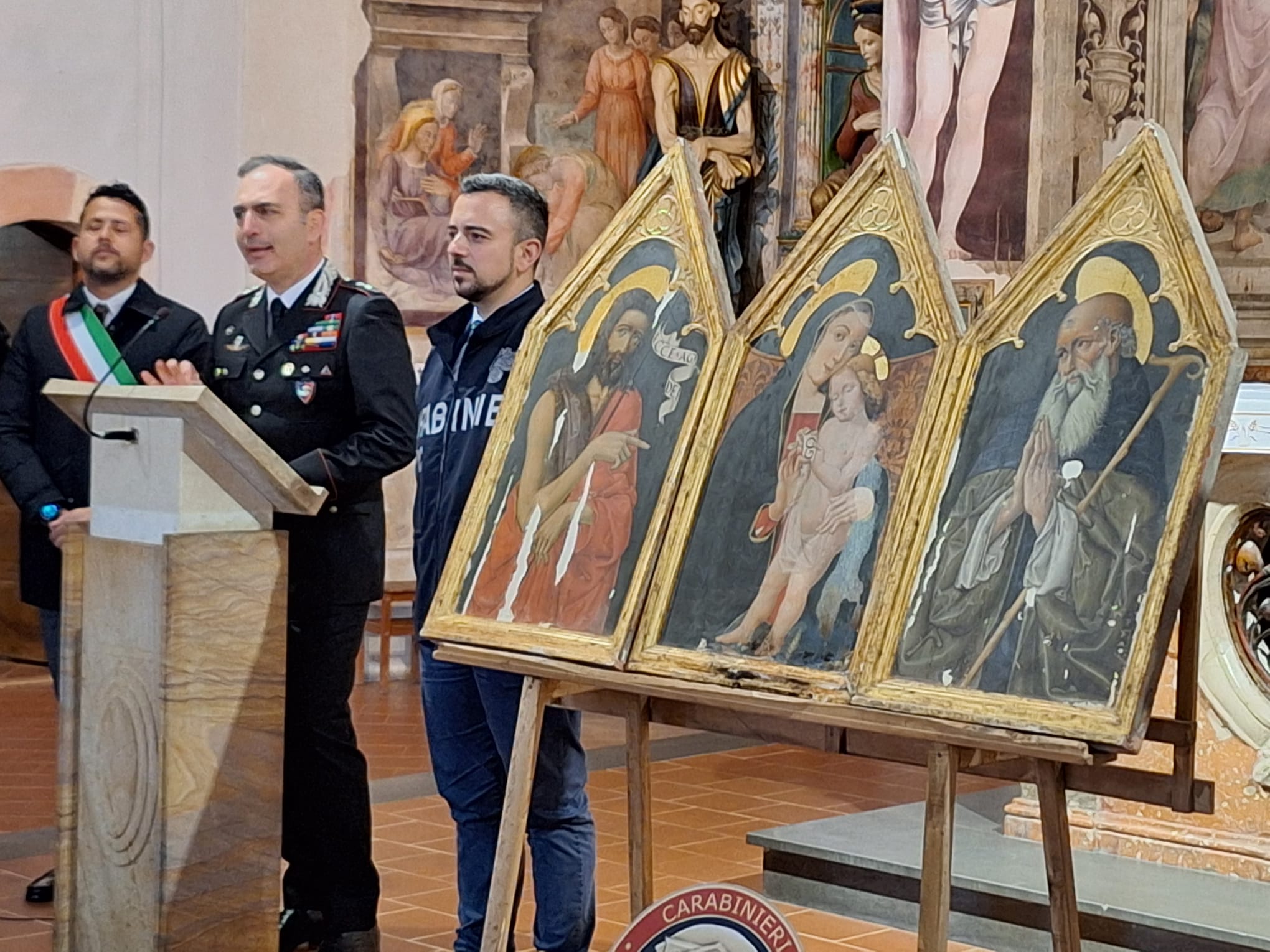 Trittico di Arrone Carabinieri