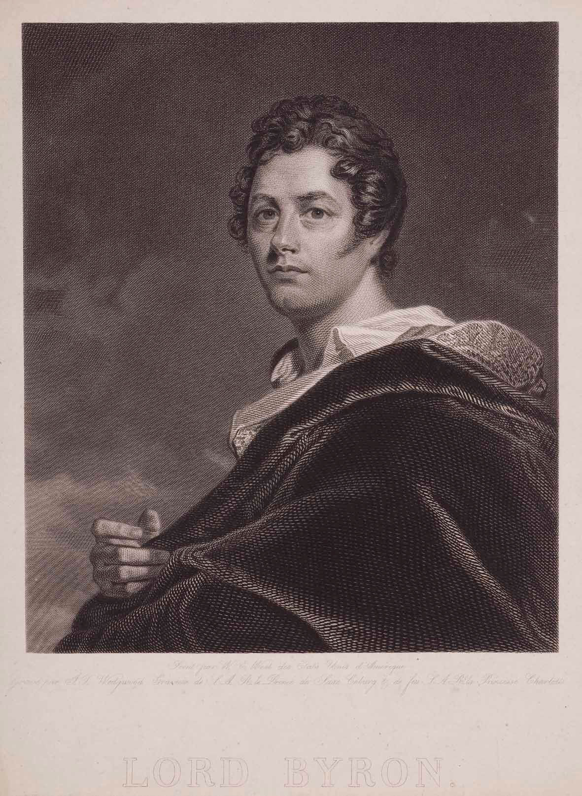 Ritratto di Lord Byron. Ravenna, Museo Byron