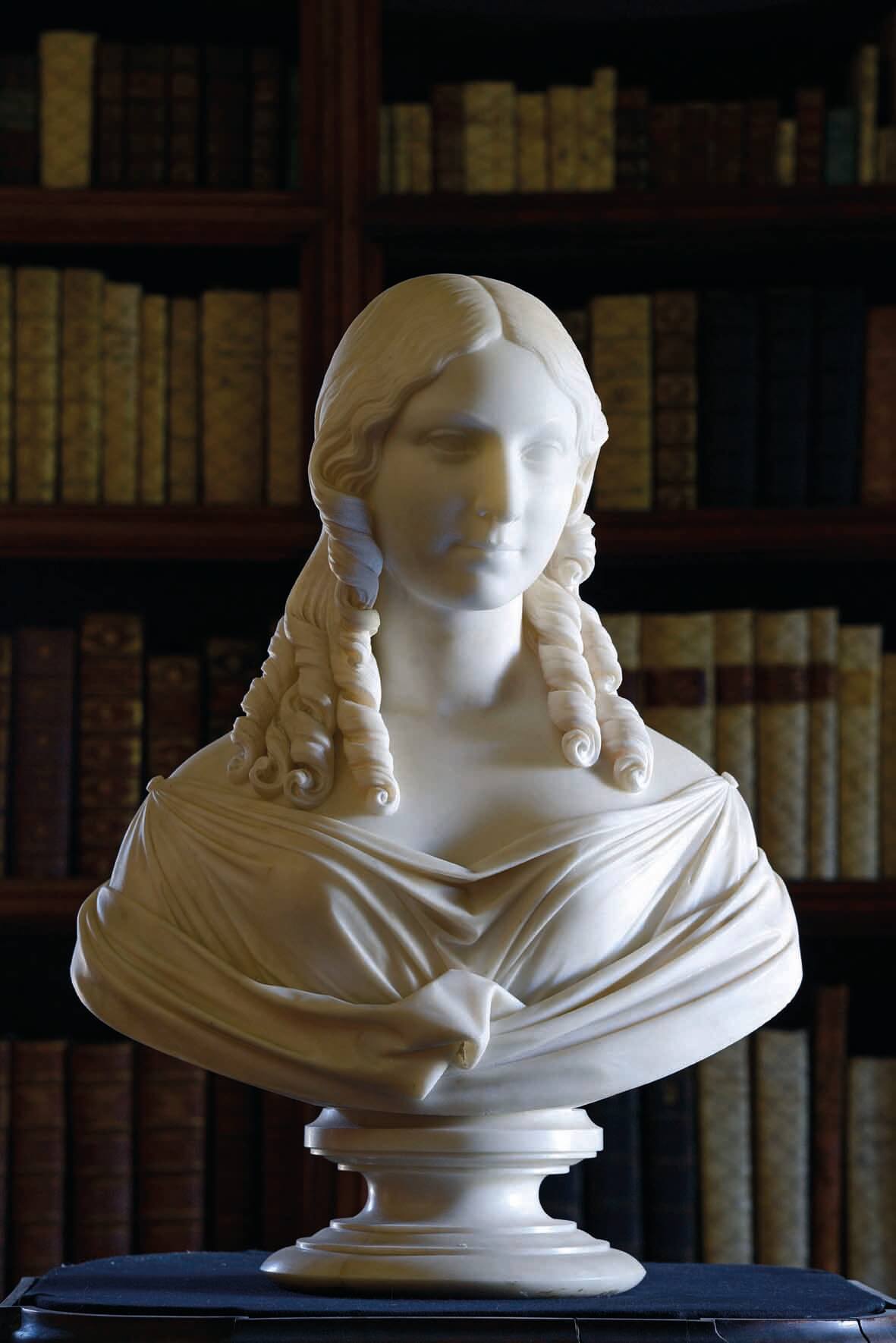 Lorenzo Bartolini, Busto di Teresa Gamba-Guiccioli (1822), Ravenna. Museo Byron, courtesy Biblioteca Classense