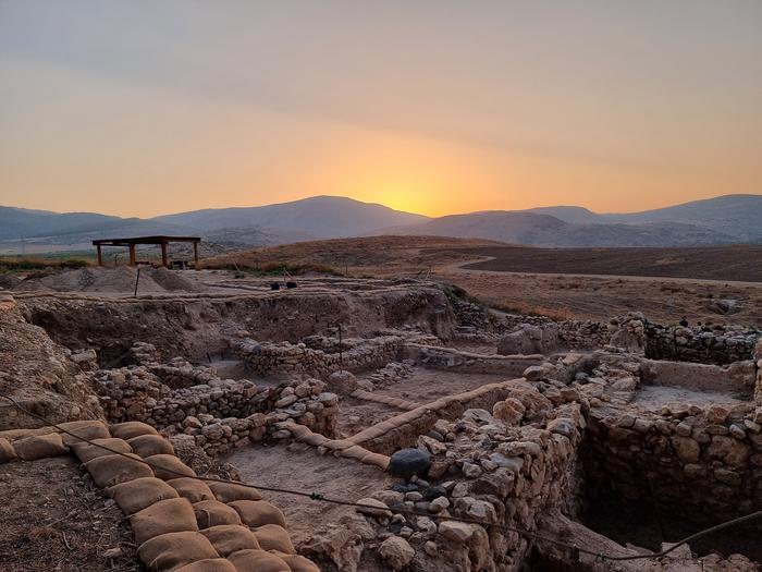 During the Bronze Age, Hazor was one of the largest cities in the region. The settlement mound is located in the north of Israel. Credits: Maryam Matta