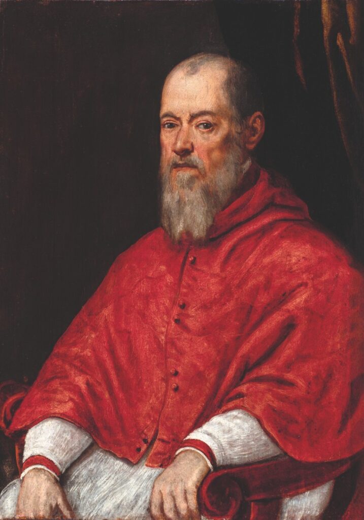 Jacopo Tintoretto, Ritratto di Giovanni Grimani, seconda metà del XVI secolo, olio su tavola, Londra, collezione privata