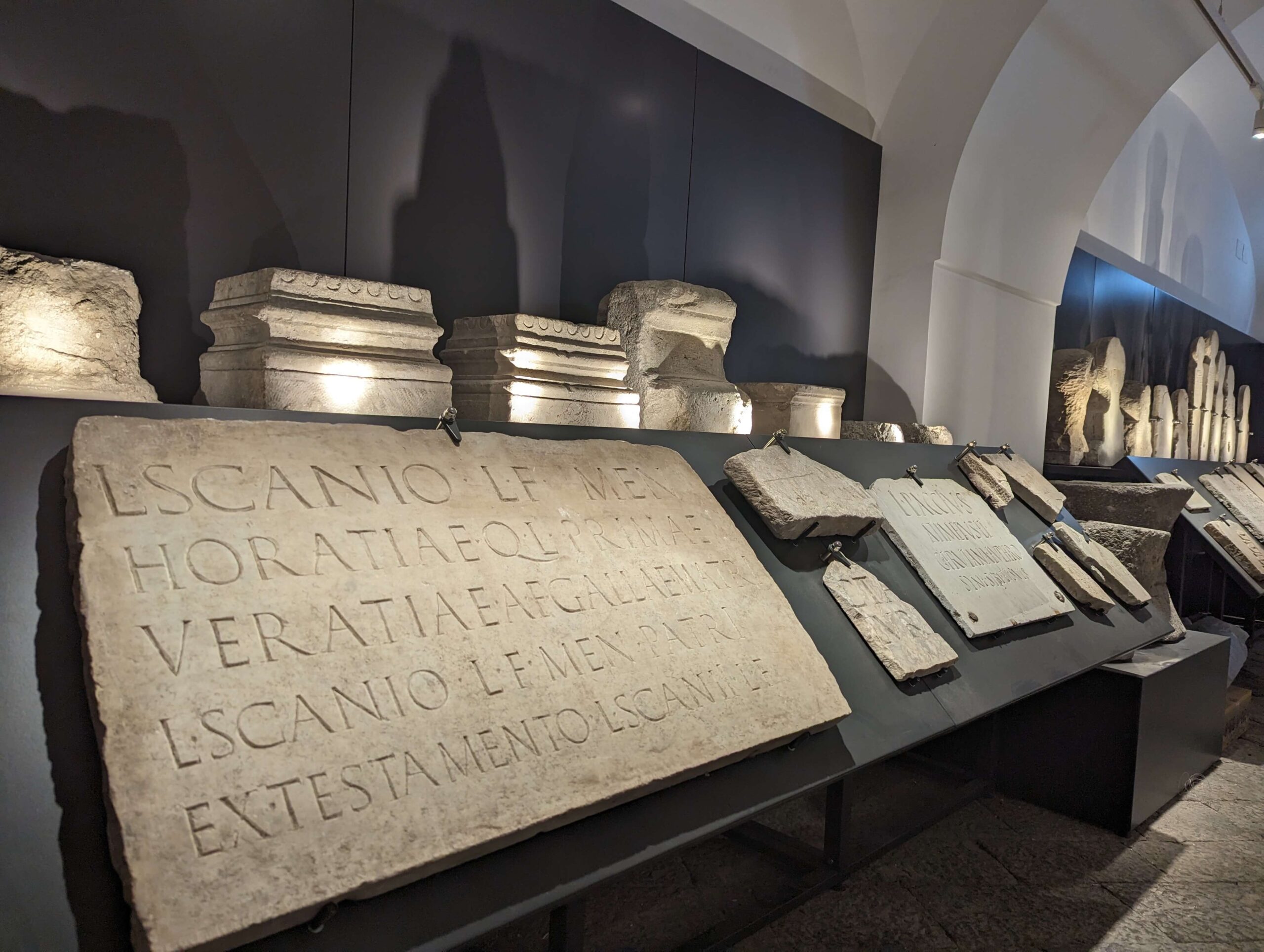 depositi del Museo archeologico di Stabia