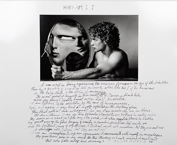 DUANE MICHALS Who Am I?, 1994 © Duane Michals / Courtesy DC Moore Gallery, New York