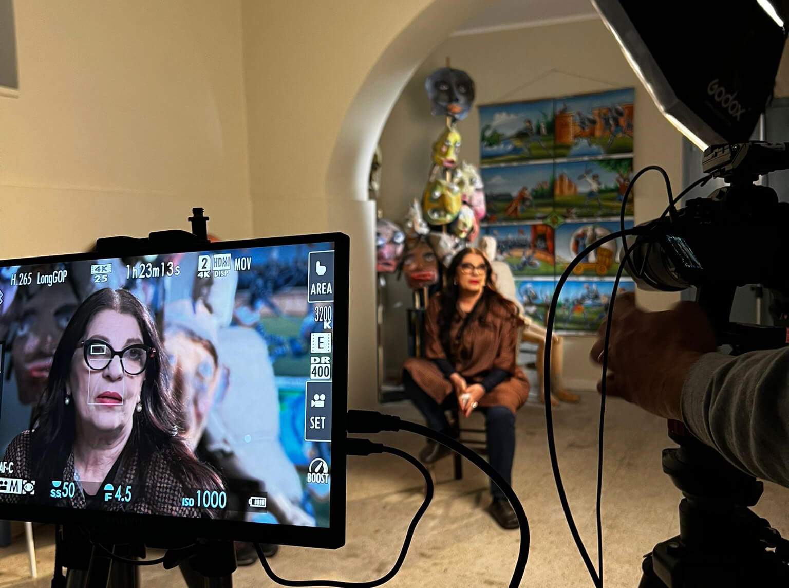 Intervista a Lucia Sardo. Crediti per la foto: Roberta Marino