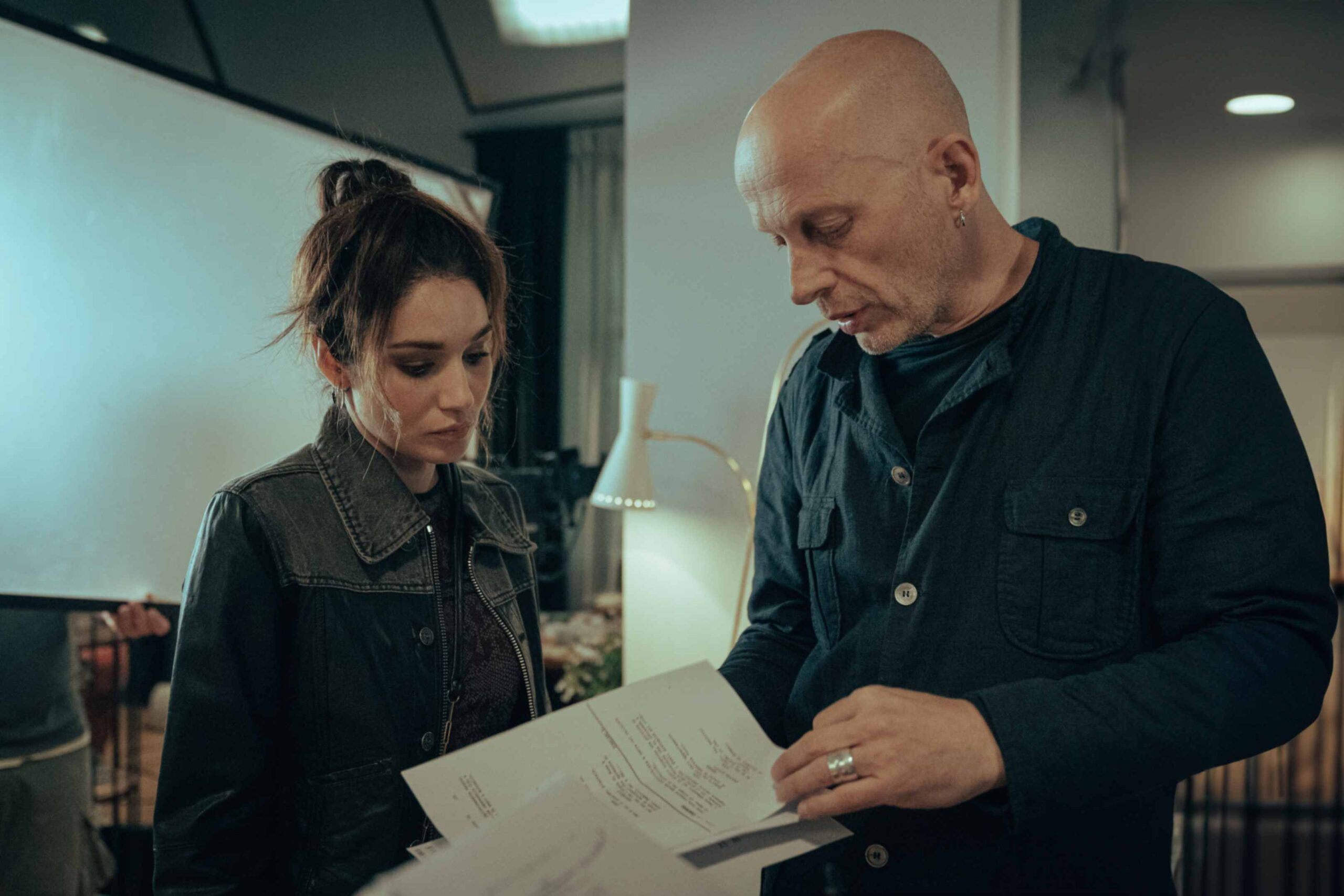 Mariela Garriga col regista Stefano Sardo.