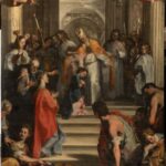 La presentazione di Maria al Tempio, olio su tela, 382x246