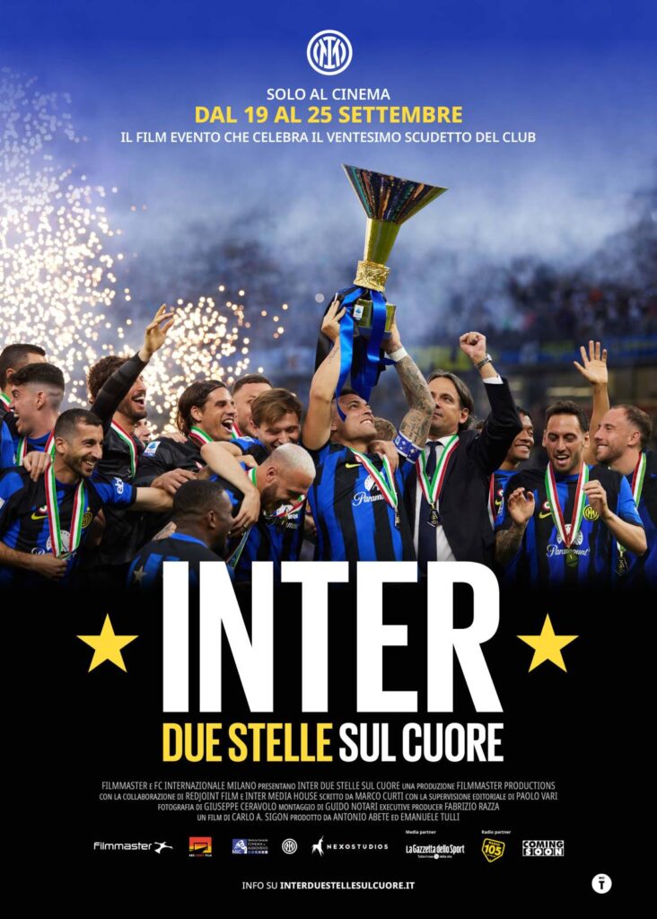 Inter. Due stelle sul cuore, il film evento del ventesimo scudetto