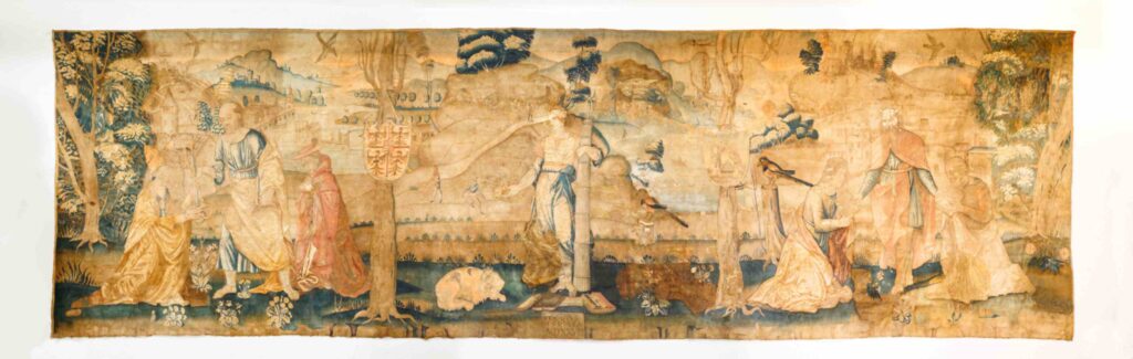arazzo 1528 spalliera gonzaghesca 175×587 cm Palazzo Ducale Mantova