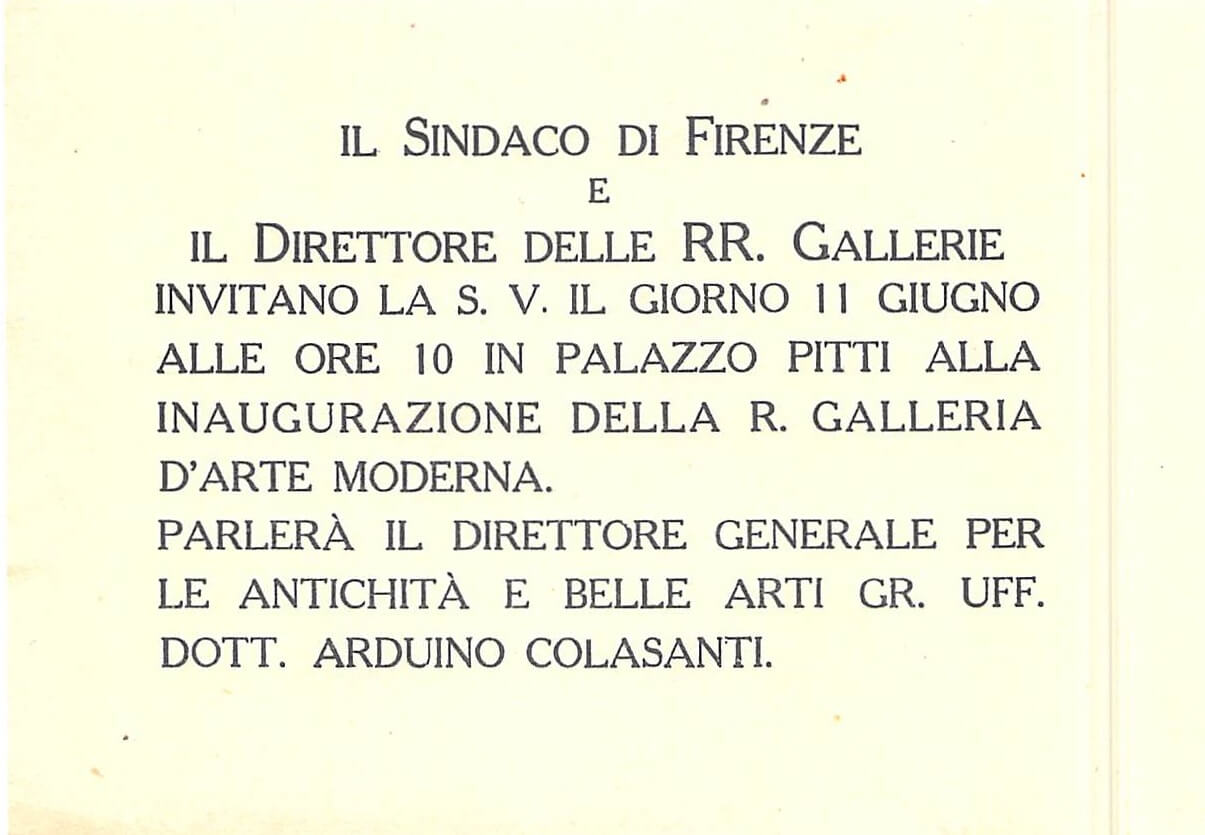 cento anni Galleria di Arte Moderna mostra