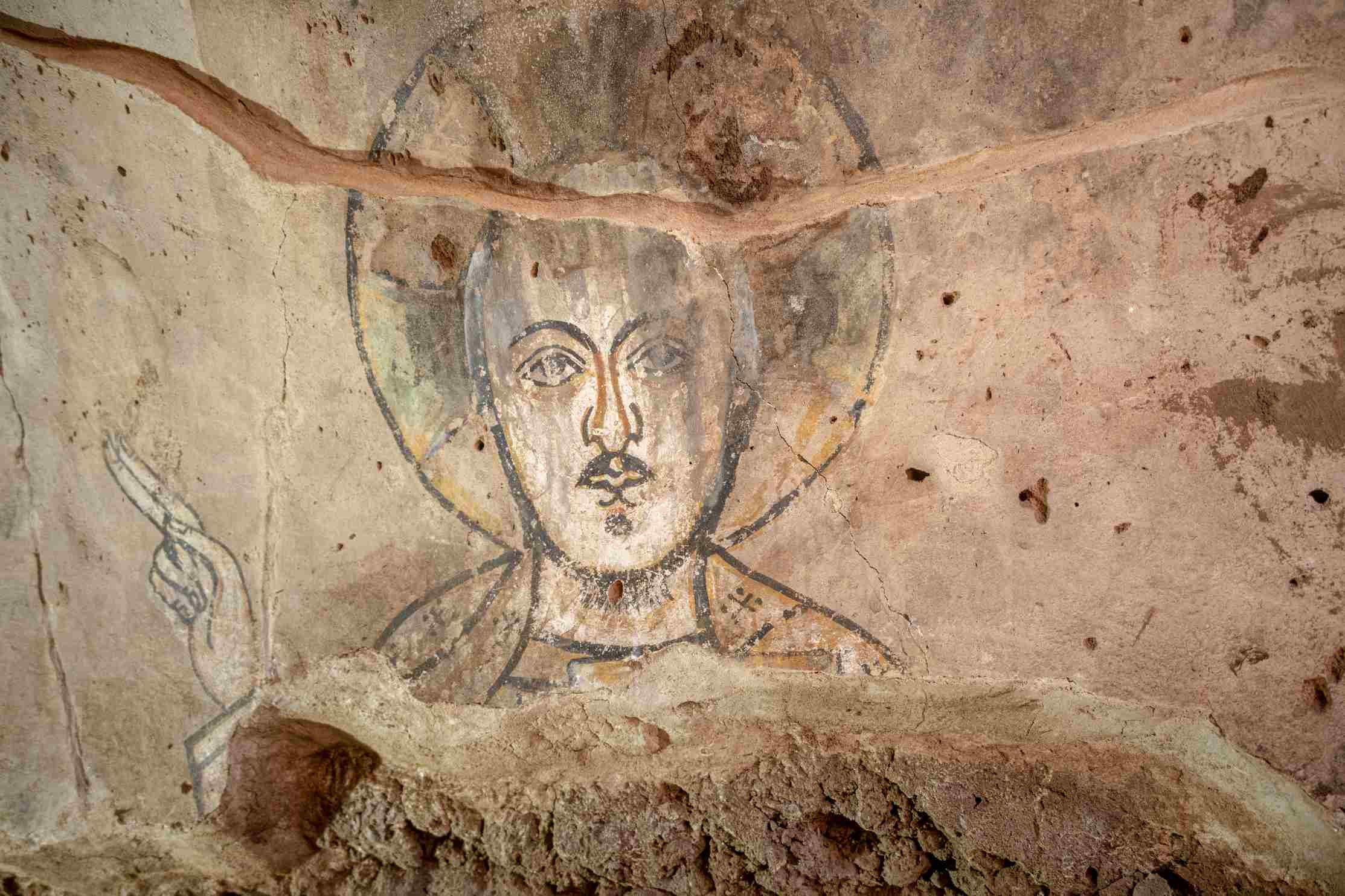 Scena con Gesù Cristo (fot. Adrian Chlebowski/Centro Polacco di Archeologia Mediterranea Università di Varsavia)