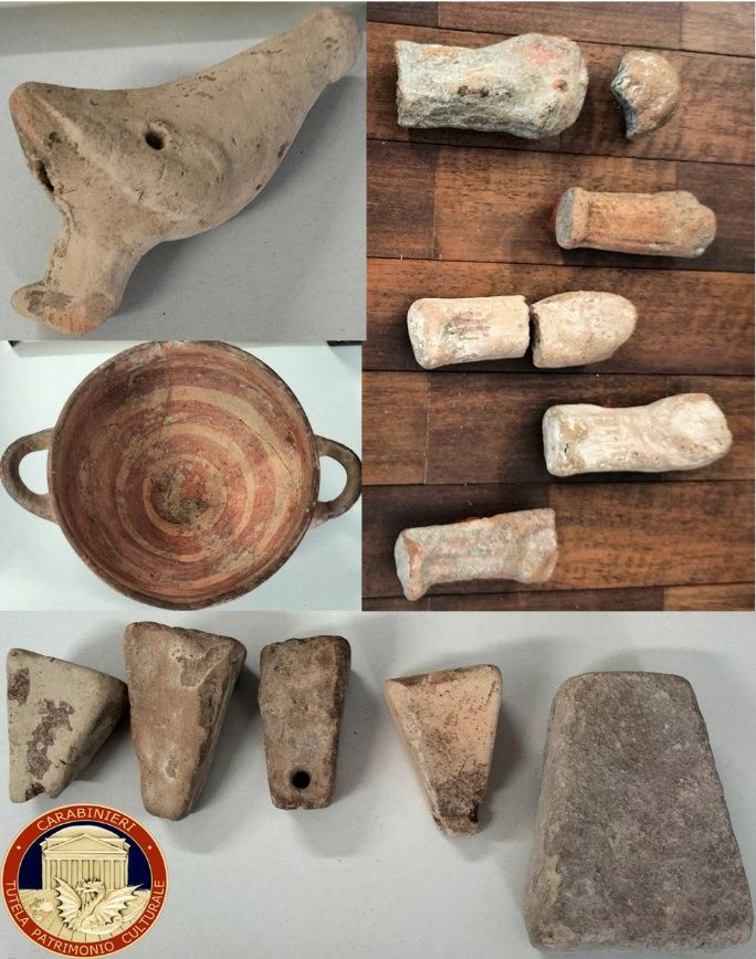 Pandora VIII reperti archeologici