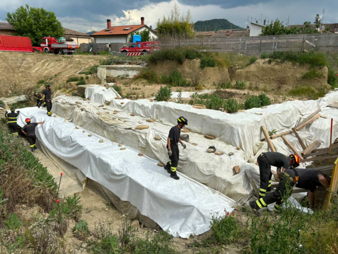 Gli scavi archeologici nell’area del tempio tripartito di età romana di Sarsina possono ripartire con la prima messa in sicurezza del sito
