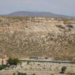 first european hominids The data of this study are very precise thanks to the long sedimentary sequence that outcrops in Orce, with 15 vertebrate deposits superimposed in different stratigraphic positions. Photo: Lluís Gibert