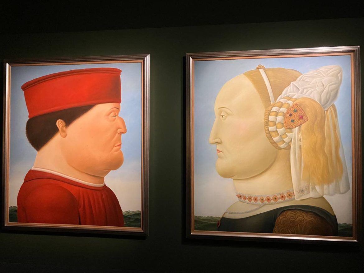 mostra Fernando Botero Da Piero della Francesca Dittico (1998). Foto di Alessandro Turillo