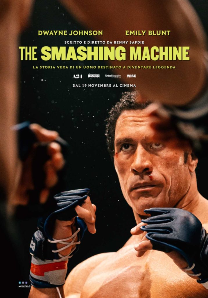 il poster del film The Smashing Machine, per la regia di Benny Safdie