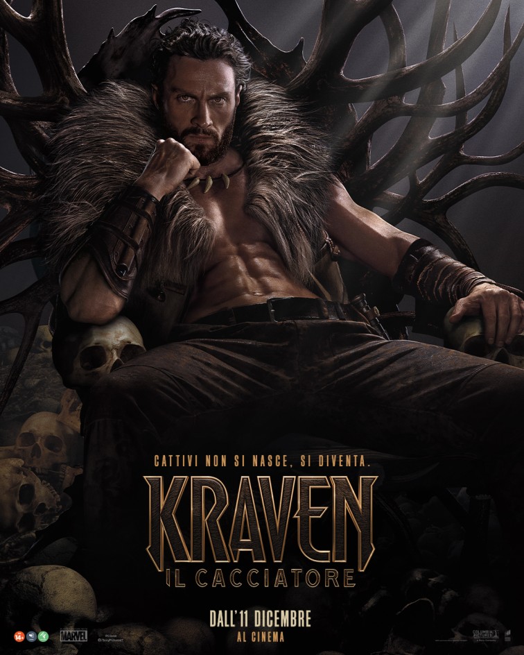 il poster del film Kraven - Il Cacciatore, film di J. C. Chandor