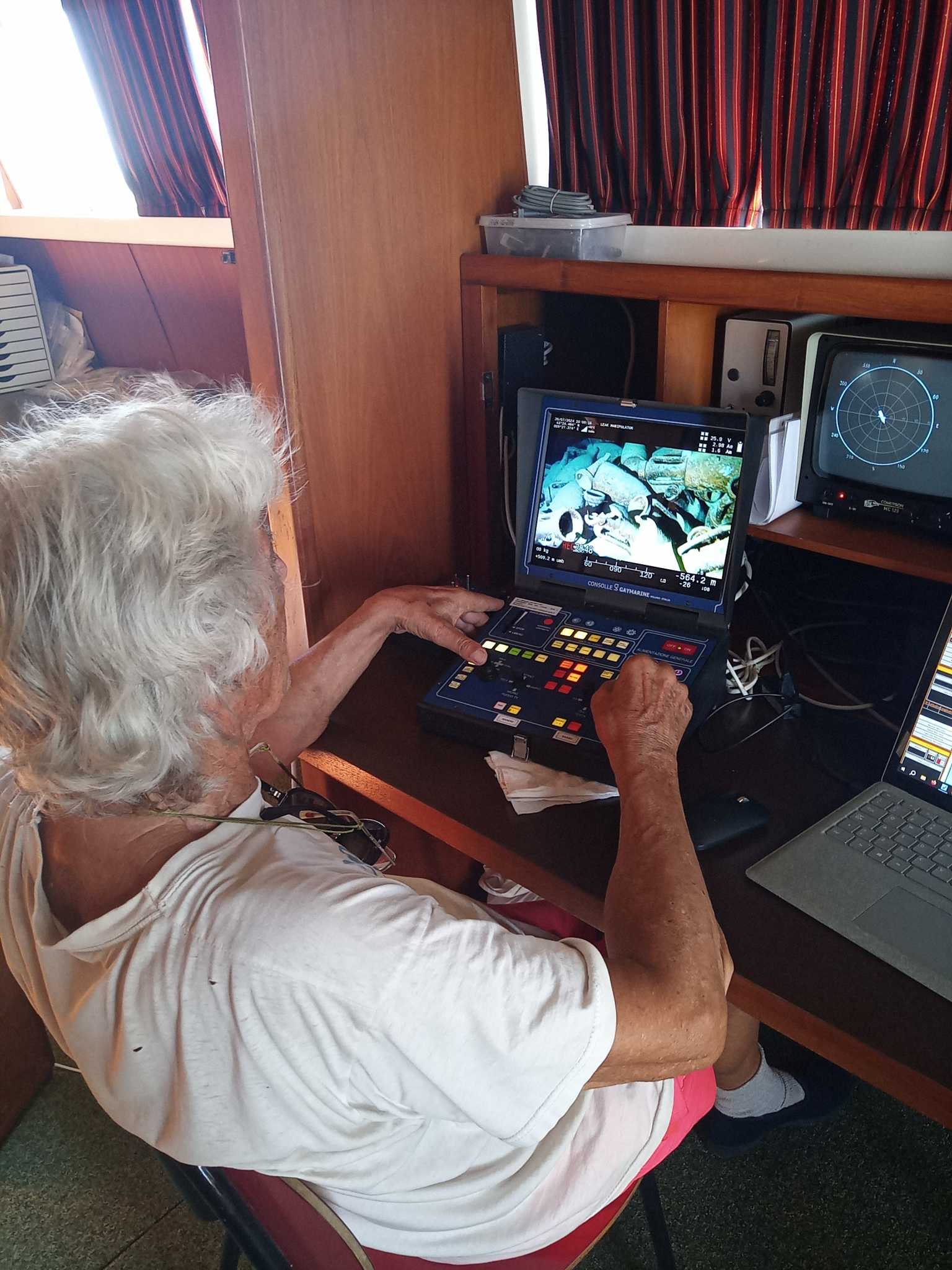 relitti Mar Tirreno robot