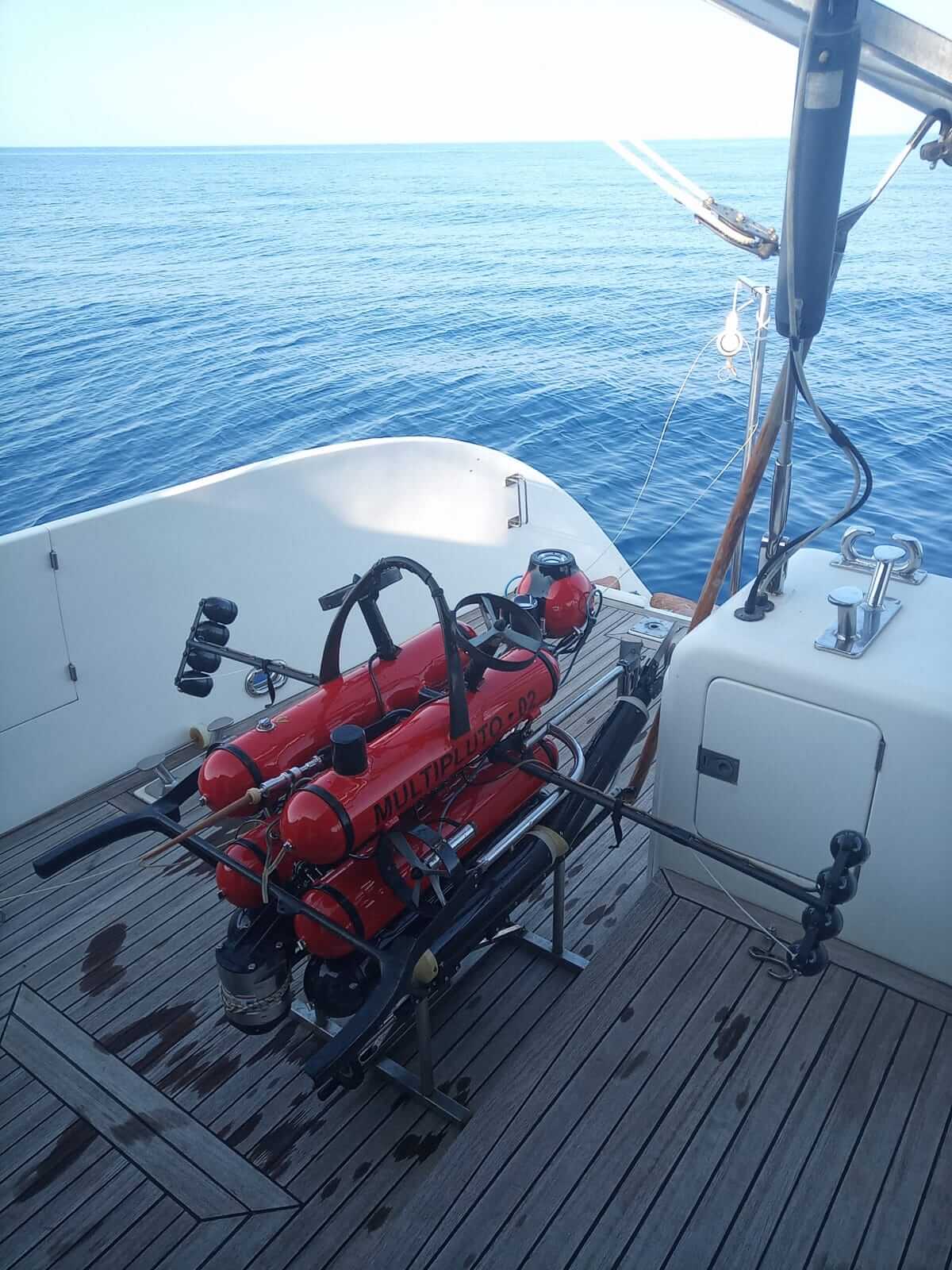 relitti Mar Tirreno robot