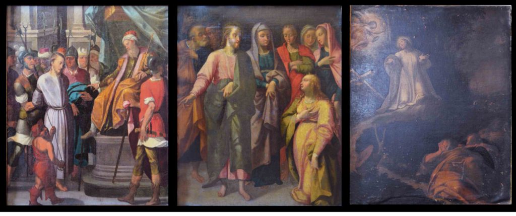 Tre dipinti, di Lorenzo Costa il Giovane e Teodoro Ghisi, donati a Palazzo Ducale di Mantova