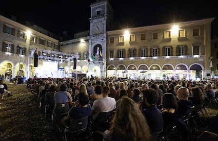Roberto Saviano festivalfilosofia 2022 venerdì 16 a Modena, Piazza Grande. Crediti per la foto: © Serena Campanini