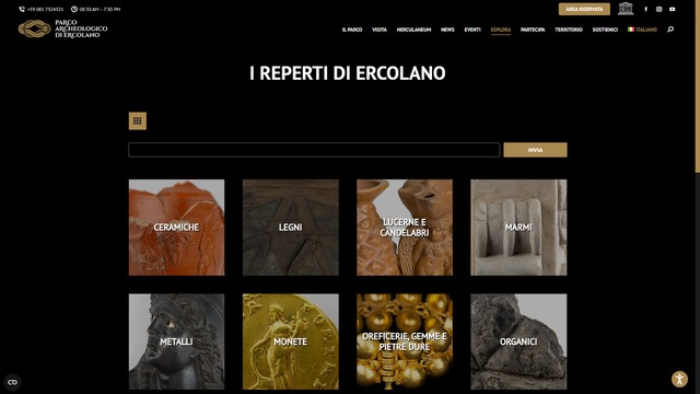I reperti di Ercolano