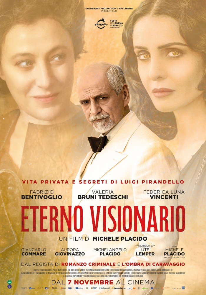 Eterno Visionario, il film di Michele Placido sulla vita di Luigi Pirandello manifesto