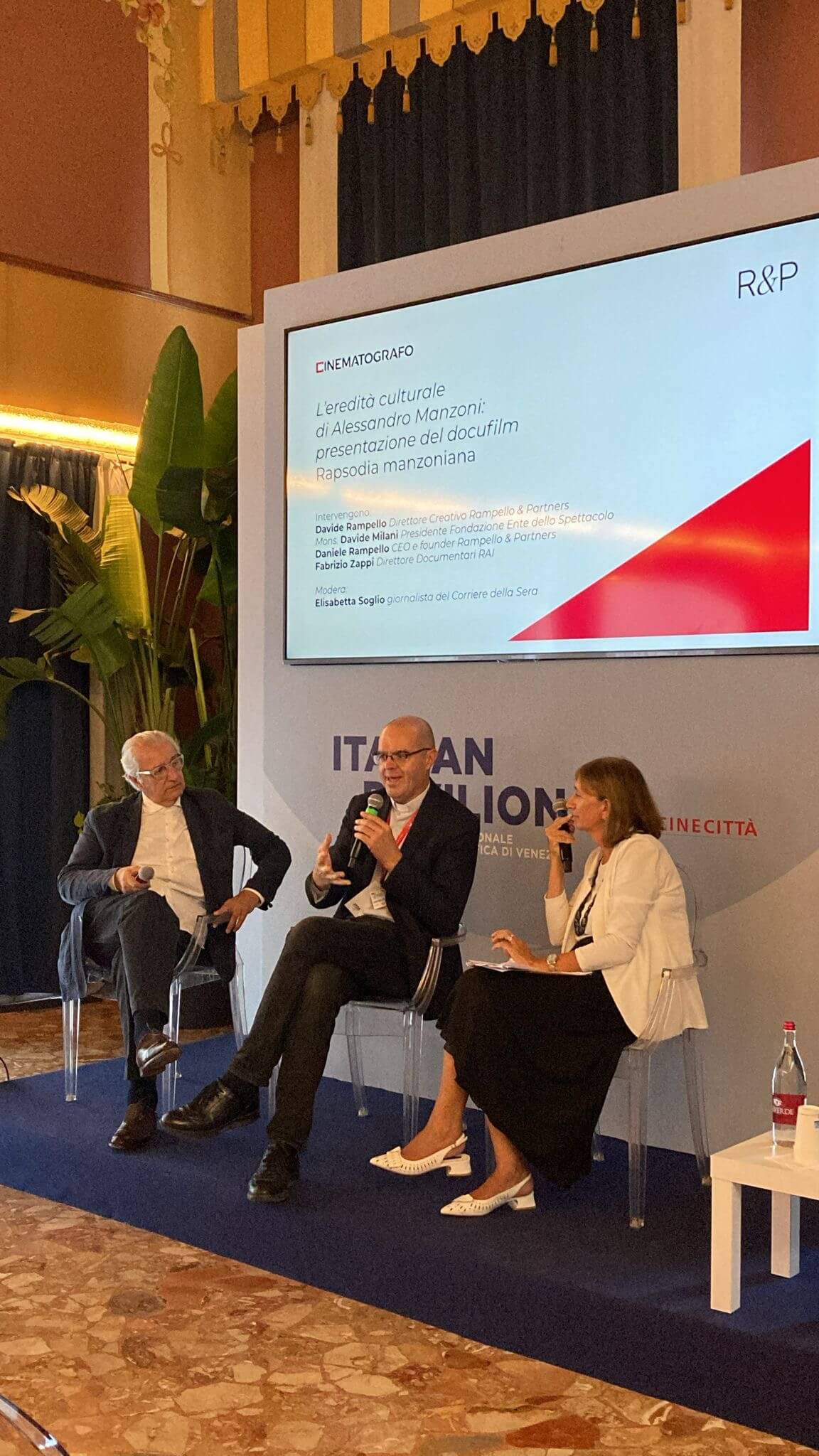 Davide Rampello, Mons. Davide Milani, Elisabetta Soglio