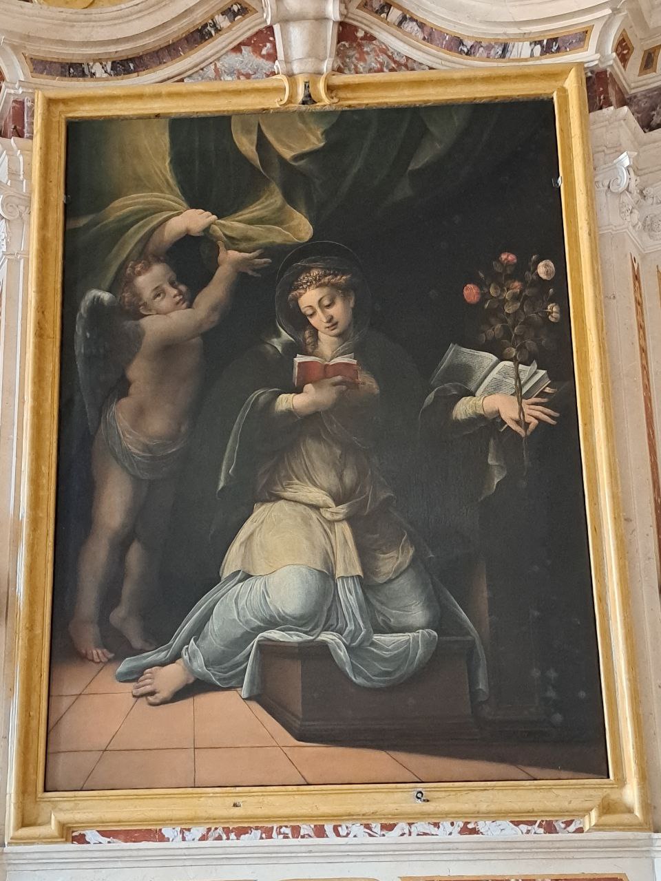 Santa Speciosa, dipinta da Giovanni Battista Bertani, Duomo di Mantova. Foto di Giuseppe Fraccalvieri