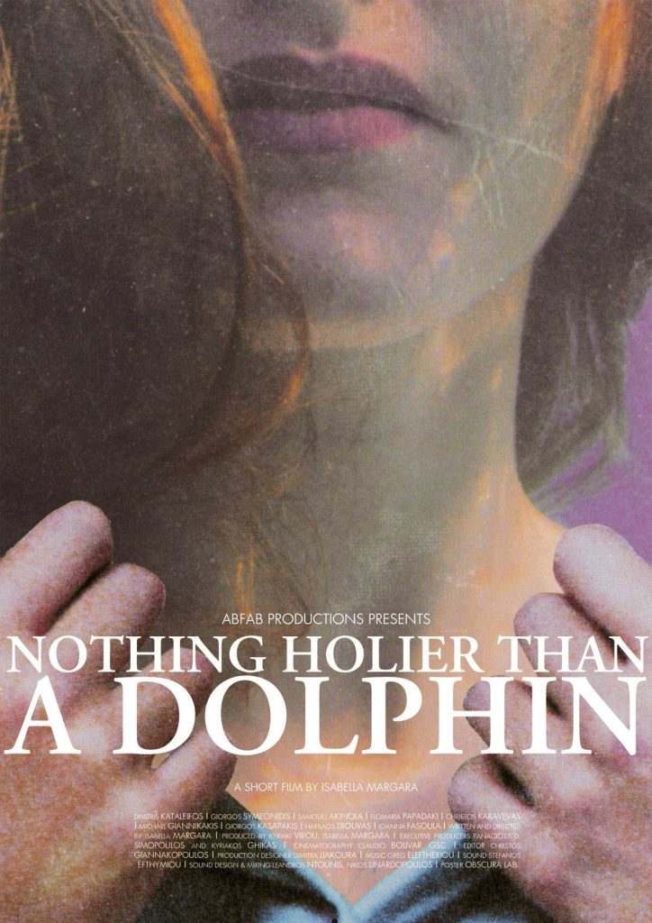 poster Nothing holier than a dolphin (Niente di più sacro di un delfino), di Isabella Margara