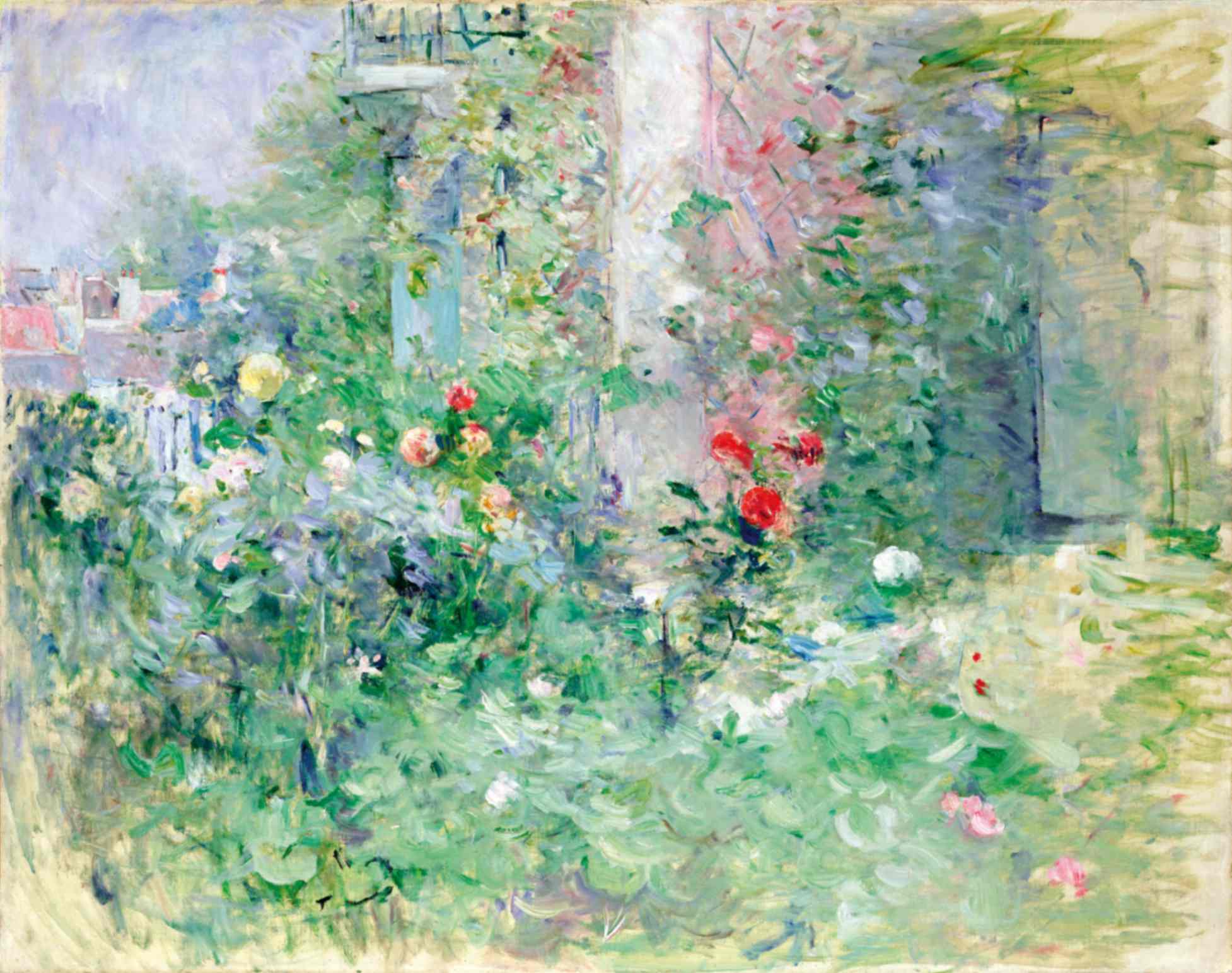 Berthe Morisot Il giardino di Bougival 1884 Olio su tela Parigi, musée Marmottan Monet, legs Annie Rouart, 1993. lnv. 6017