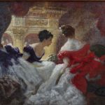 Enrico Junck Torino, 1848 - Pisa, 1878 A teatro, 1878 Olio su tela Dono di Benedetto Fiore, 1879 P/416