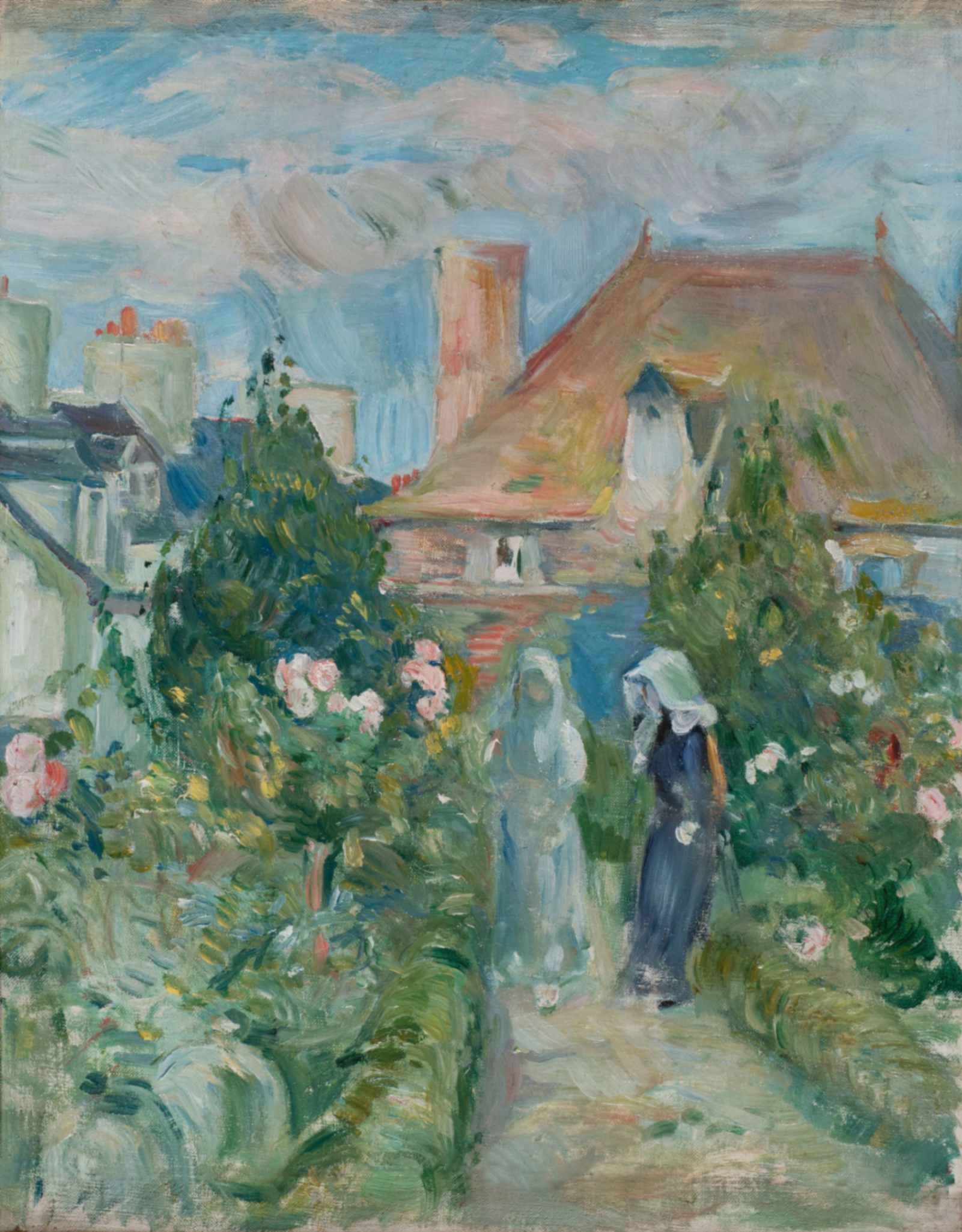 Berthe Morisot La Roche-Plate au Portrieux 1894 Olio su tavola Private collection LGR Brussel
