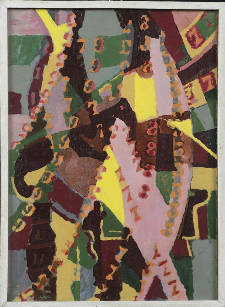 Giuseppe Capogrossi Roma, 1900 - 1972 Superficie 013, 1948-49 Olio su carta intelata Acquisto dalla Galleria L’Isola, Trento, 2002 P/2459