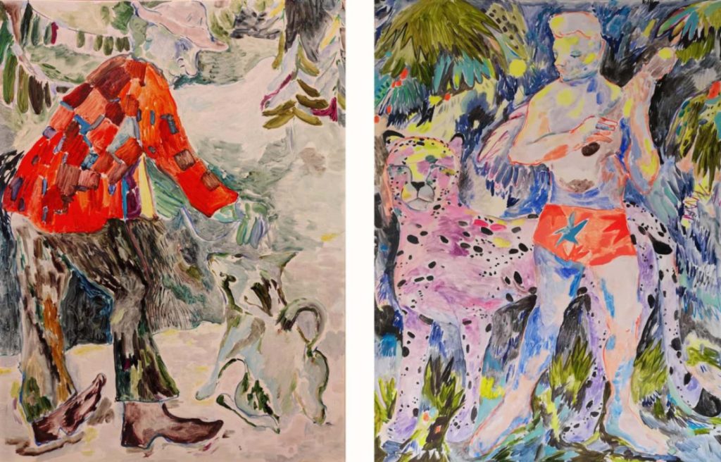 Lorenza Boisi Milano, 1972 Orfeo incanta gli animali con la Musica Winter Life, 2019 (dittico) Olio su tela Fondazione per l’Arte Moderna e Contemporanea CRT - in comodato alla GAM - Galleria Civica d’Arte Moderna e Contemporanea di Torino CRT/685