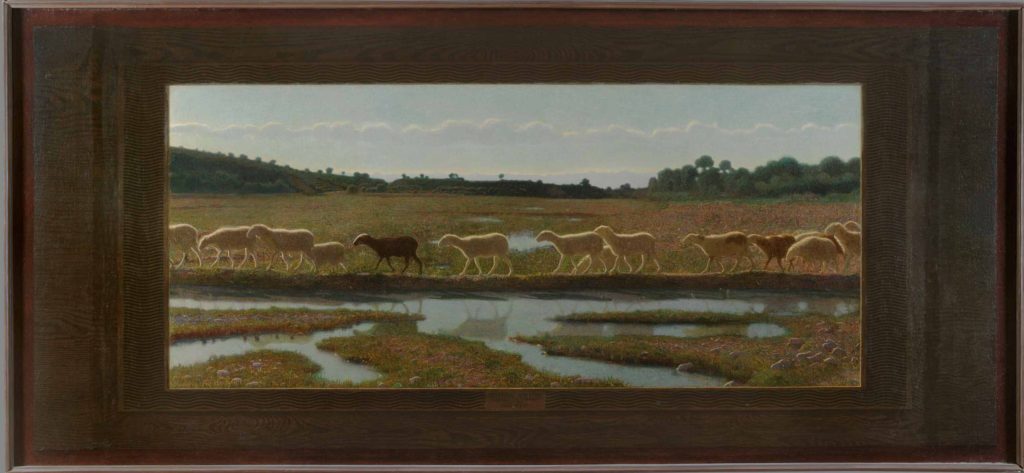 Giuseppe Pellizza da Volpedo Volpedo (Alessandria), 1868-1907 Lo specchio della vita (E ciò che l’una fa, e l’altre fanno), 1895-1898 Olio su tela Acquisto da Pietro Accorsi, Torino, 1930 P/1017