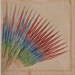 Giacomo Balla Torino, 1871 – Roma, 1958 Studio per compenetrazione iridescente (dai taccuini di Düsseldorf), (1912) matita ed acquerello su carta Acquisto Galleria L’Obelisco, Roma, 1968 P/1802