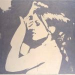 Giosetta Fioroni Roma, 1932 La ragazza della TV, 1964 Smalto su tela Dono dell’artista, Roma, 1967 MS/231