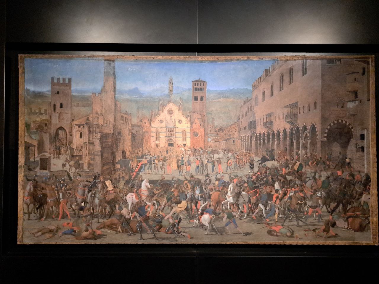 Domenico Morone, la cacciata dei Bonacolsi. Foto di Giuseppe Fraccalvieri