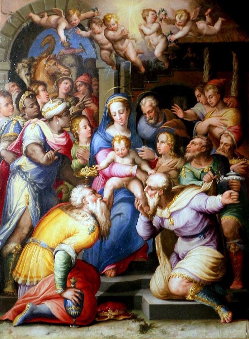 Giorgio Vasari - L'adorazione dei Magi - Chiesa di S. Croce e Ognissanti a Boscomarengo